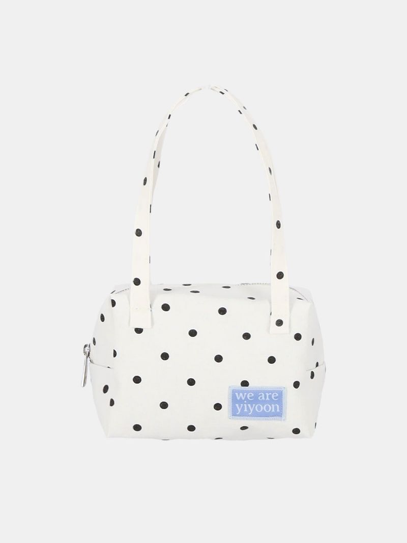 we are yiyoon（ウィアーイユン）の「Handy pouch (white dot)（Bags）」