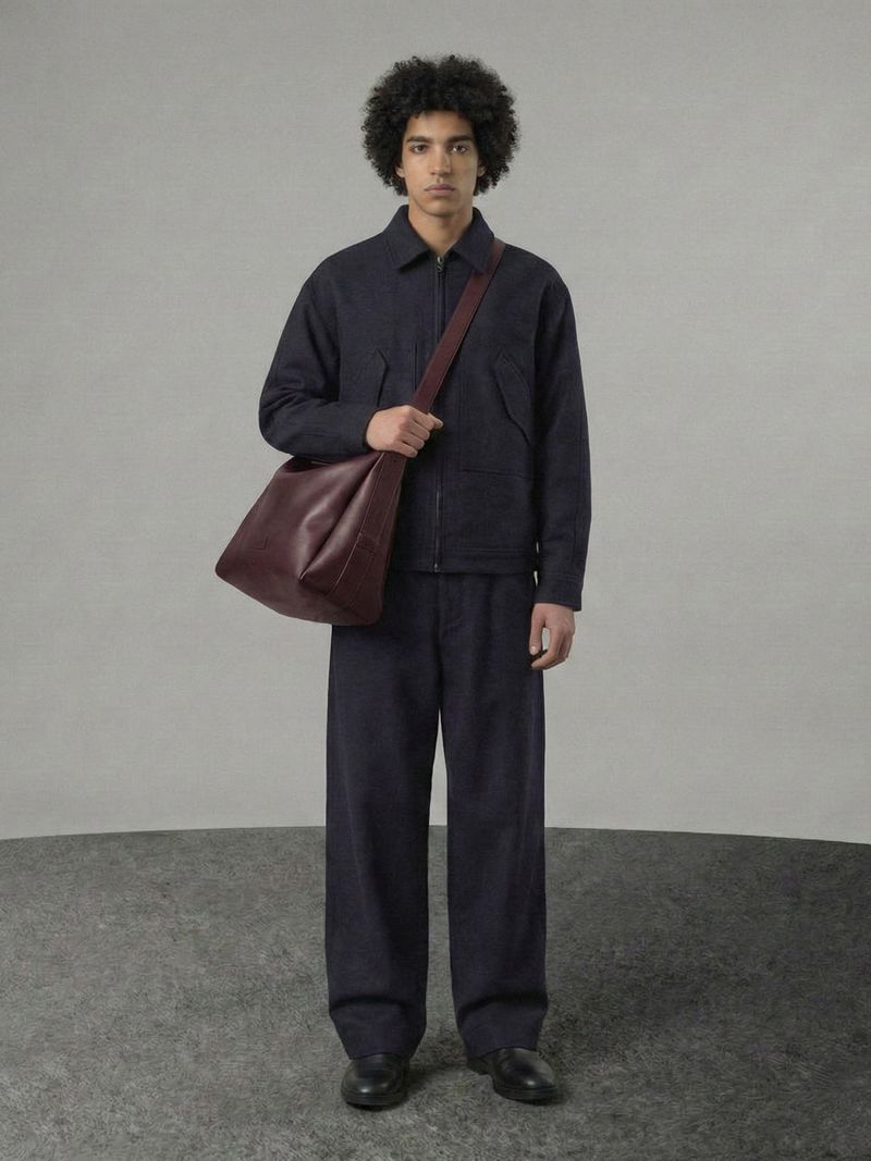 The Mark Large burgundy