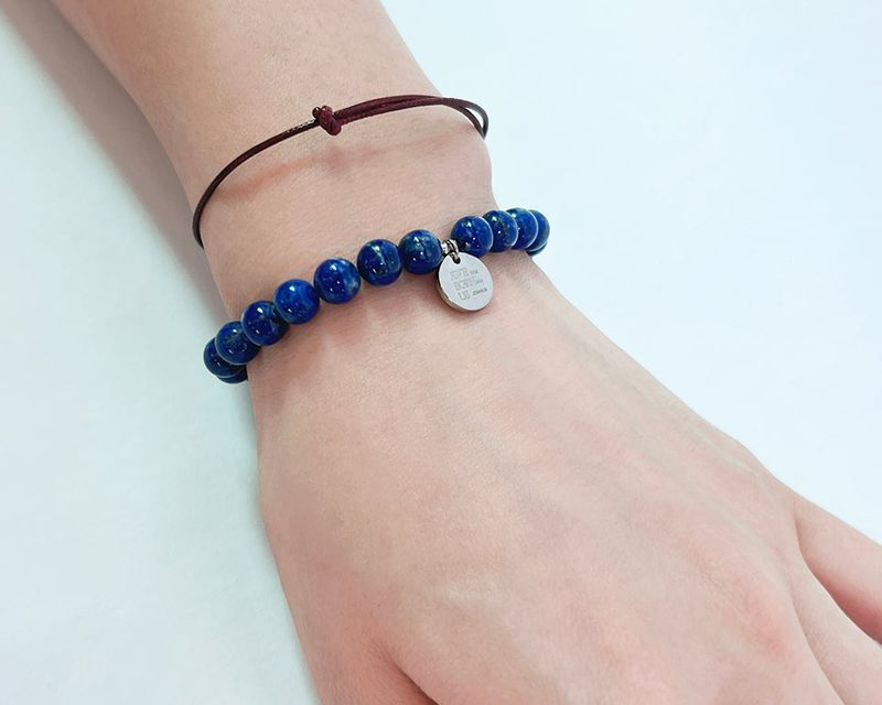 GEM STONE LAPIS LAZULI BRACELET