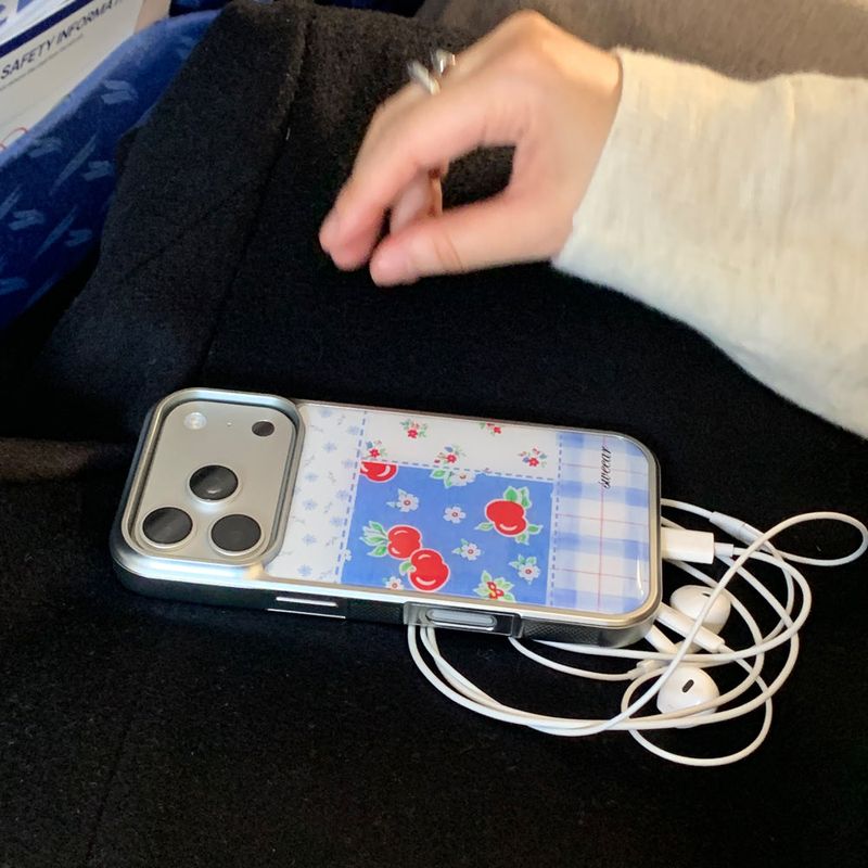 APPLE PATCHWORK SILVER EPOXY CASE 