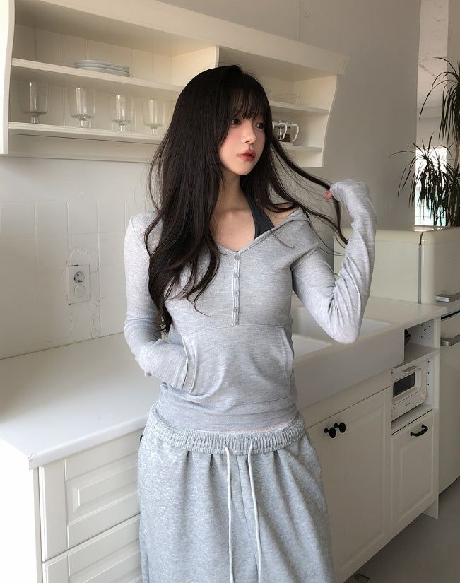 ULAN(ユレン)の「Ever Holter Layered Hood Set(Tops)」