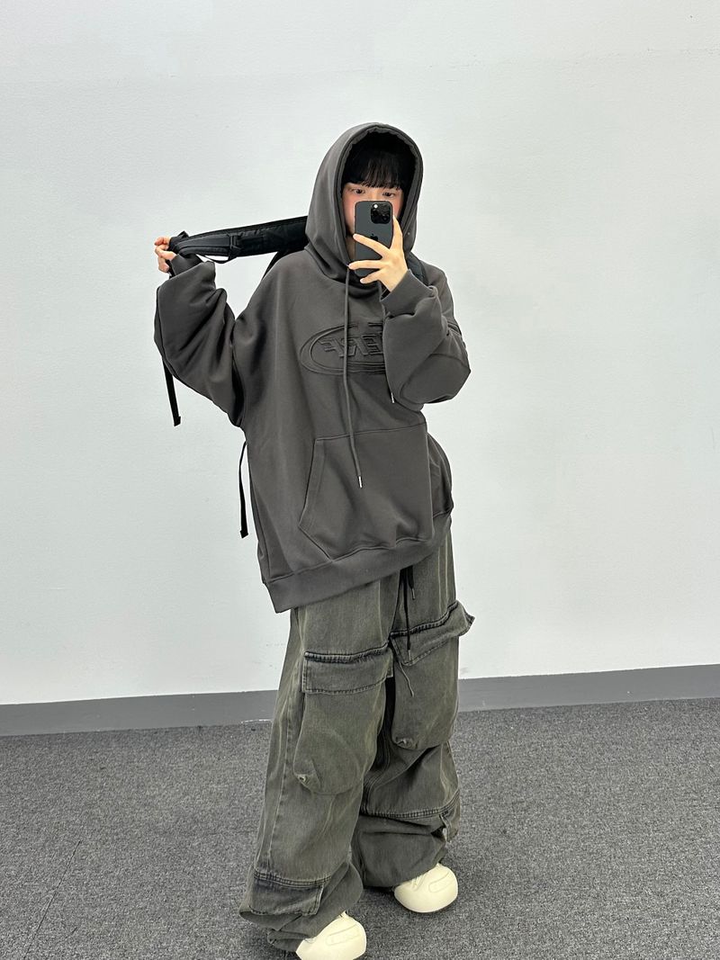 elbow patch hoodie