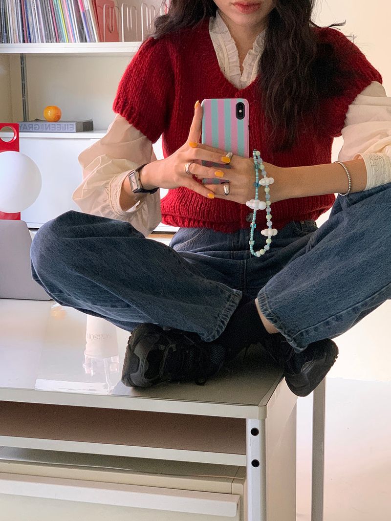 [MADE] LoHeart Puff Mini Cardigan