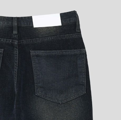 Fracture Bootcut Brushed Denim Pants