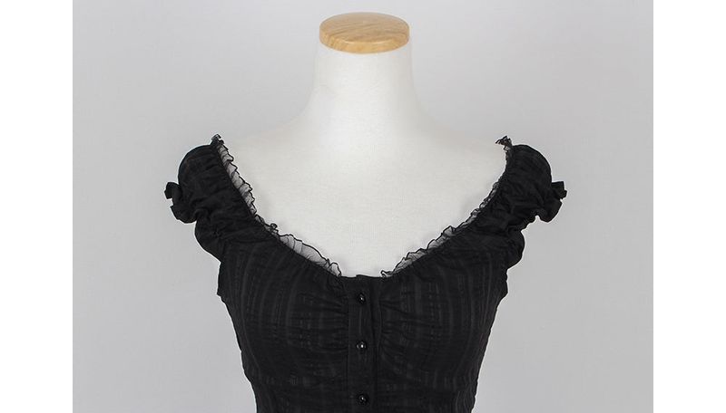FRILL LACE BLOUSE