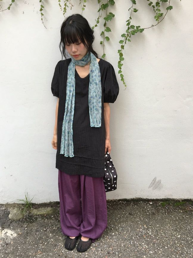 Rooney Linen String Wide Harem Pants