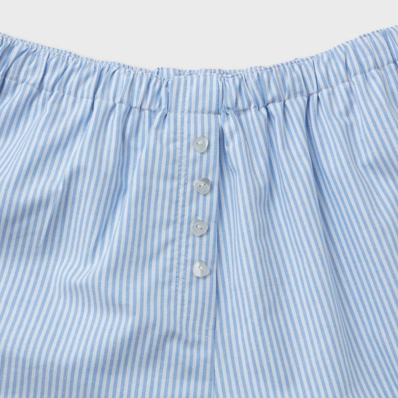 Stripe Lace Shorts (SKY BLUE)