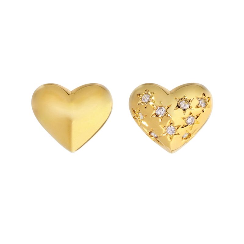 Half Heart Earrings