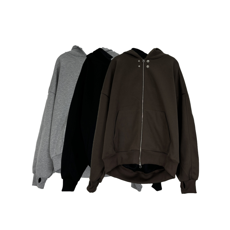 dope hood zip-up