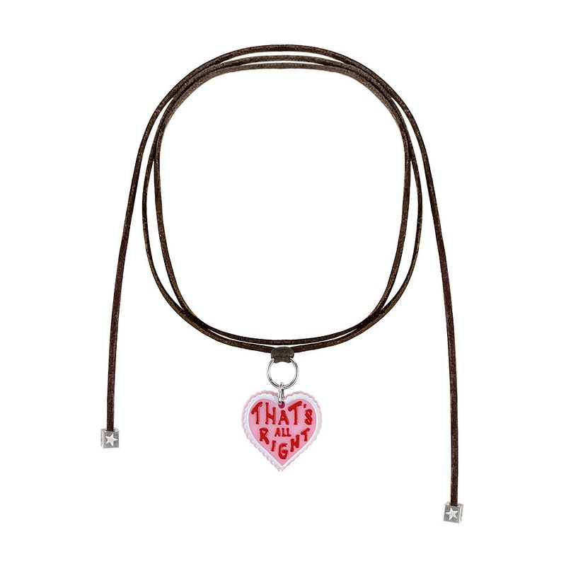 Heart Sprinkle Star Choker String Necklace