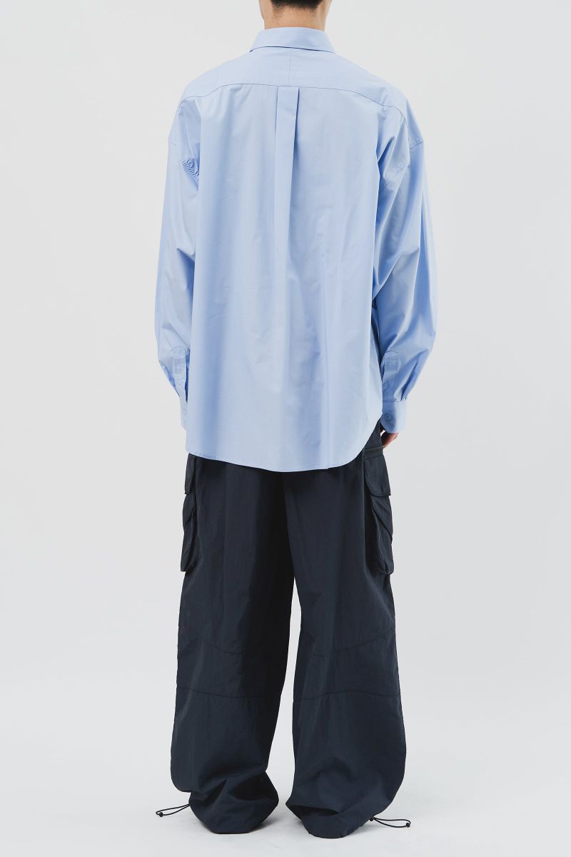 Pima Yarn Oversized Shirt (4color)