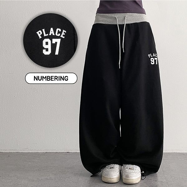 Place97 Wide Pintuck Training Pants (2 colors)