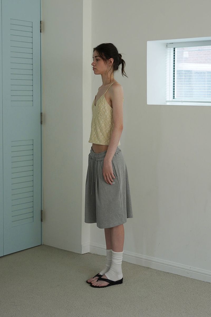 Lace slim sleeveless