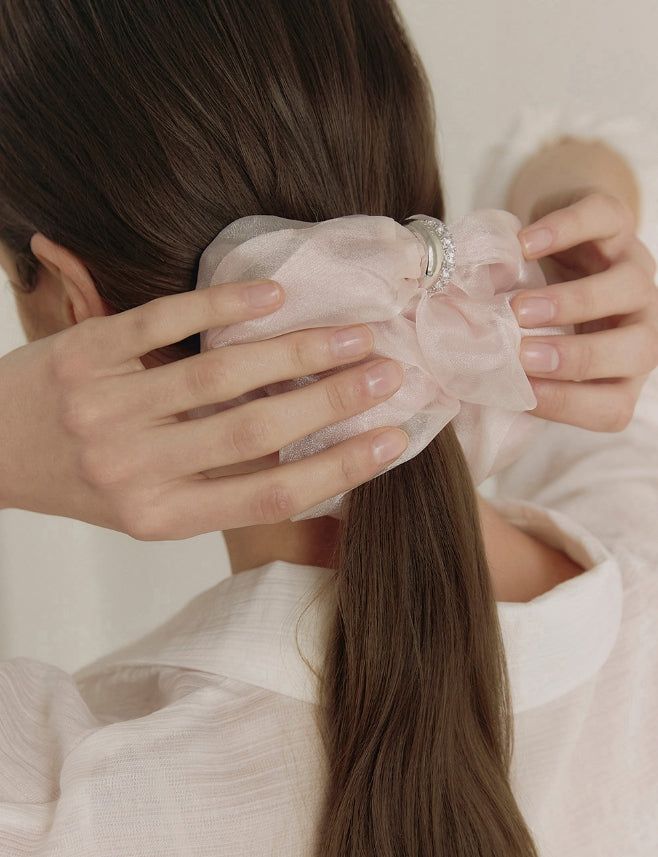 26SS★ Duo Shine (W) Duo Tulle Scrunchie