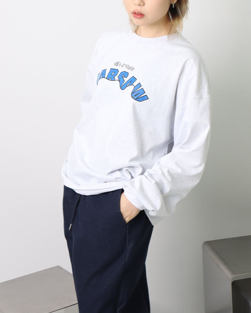 Wave Lettering Long Sleeve_2color
