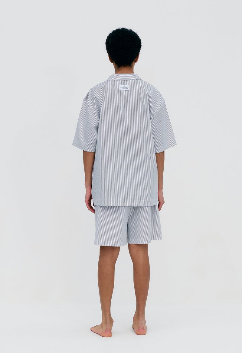 Stay Stripe Pajamas Short Set (3 Colors)