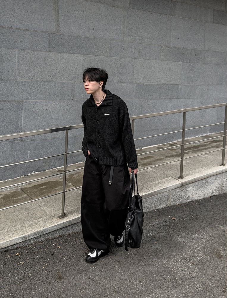 Nevis Cotton Wide Curved Pants
