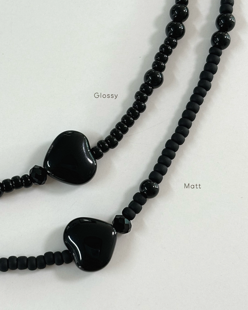 [Matt] Heart Dot Necklace