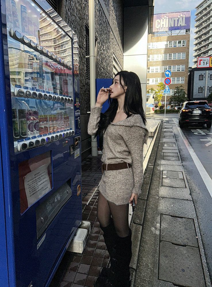 Soft Belt Knit ops