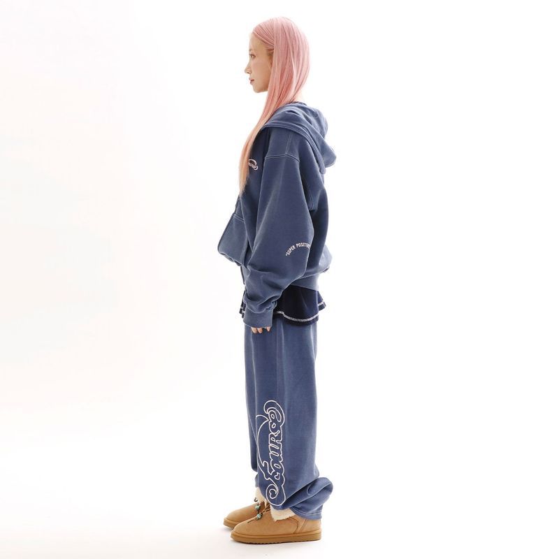 ハートフェルト P/G スウェットパンツ_ネイビー