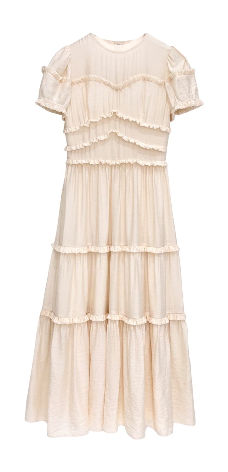 Frill can-can dress