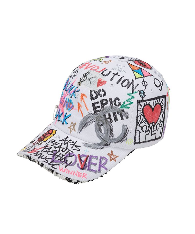 BLACKBLOND(ブラックブロンド)の「BBD Tweed Cap Hommage Graffiti Ver.(Hats)」