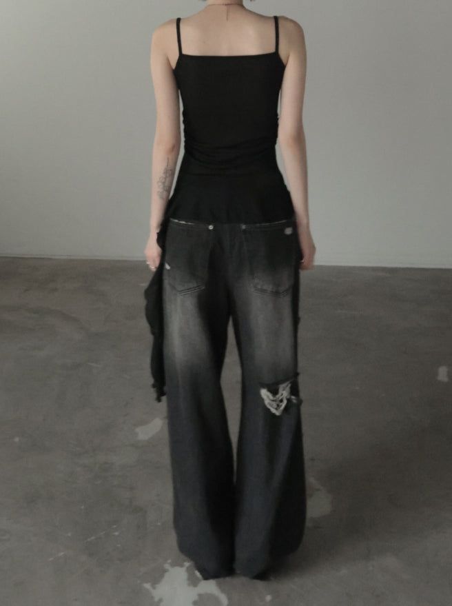 Bark Heavy Distressed Denim