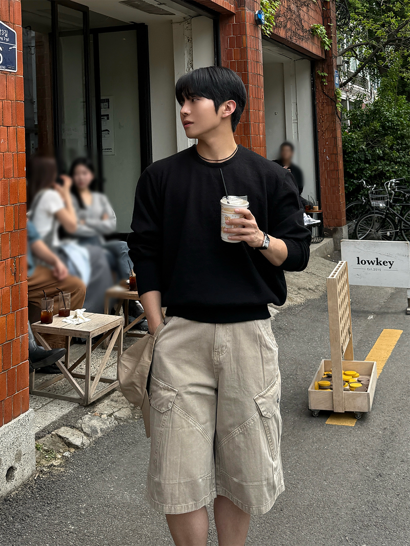 Fade cooling round knitwear