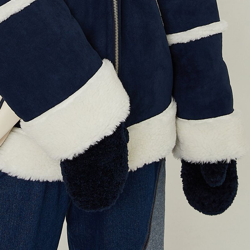 Dolphin fleece gloves