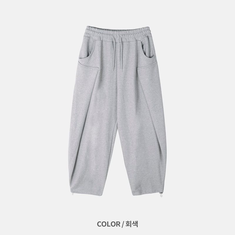 Flap Balloon Sweatpants (4 Colors)