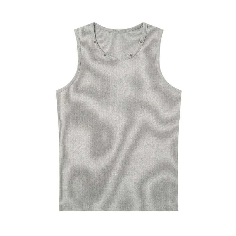 Ake Studded Sleeveless Gray
