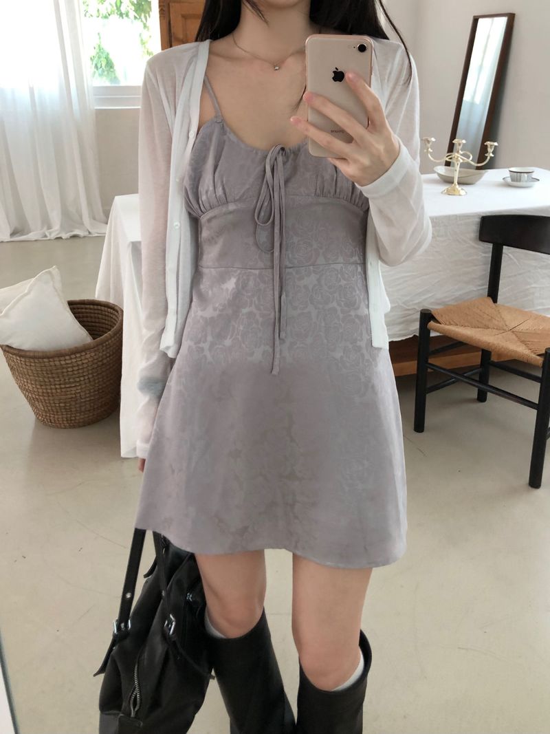 Kitten（キッテン）の「Soy V-neck see-through cardigan (4 colors)（Tops）」