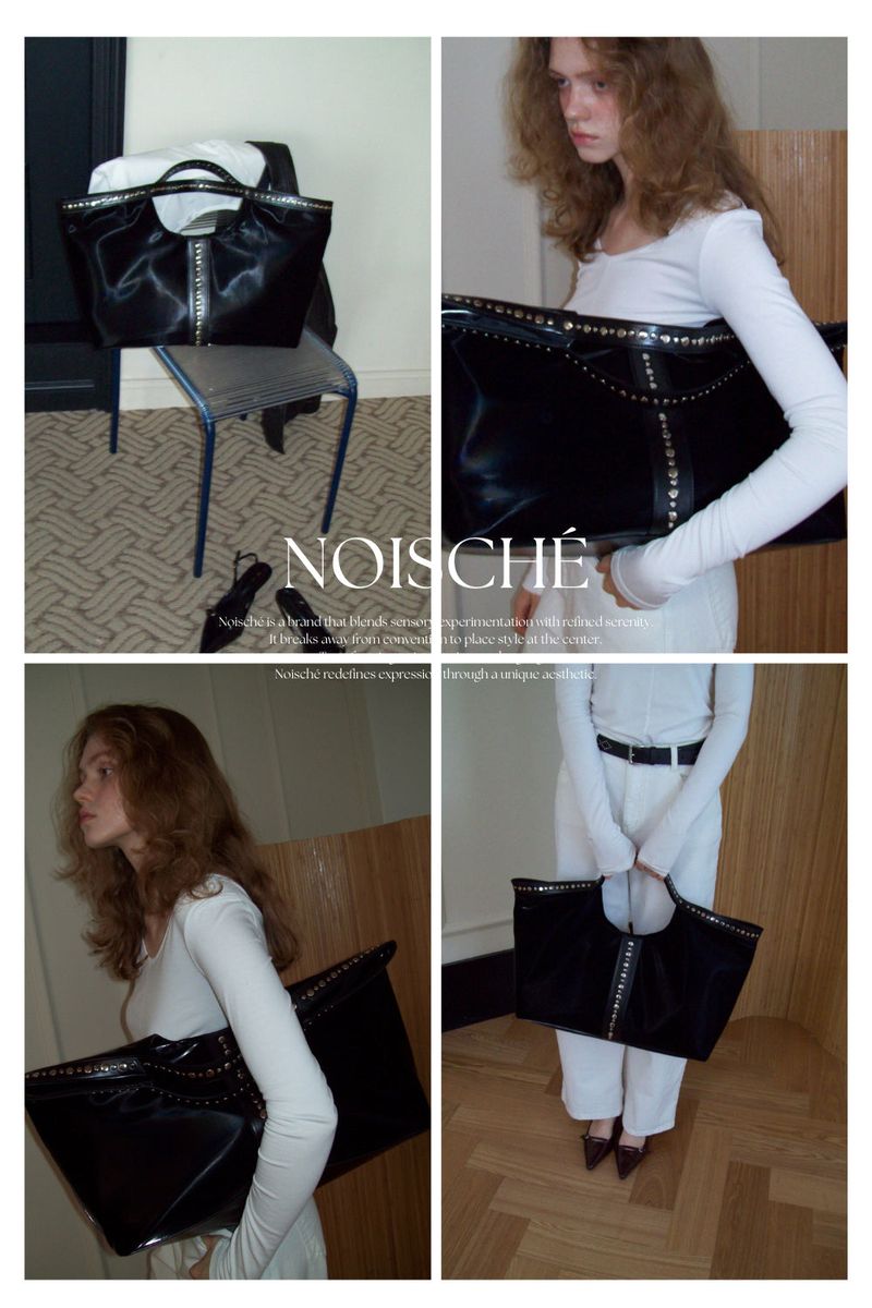 NOISCHE（ノイシ）の「メイド_スターリングビッグトートバッグ /オニキスブラック（バッグ）」