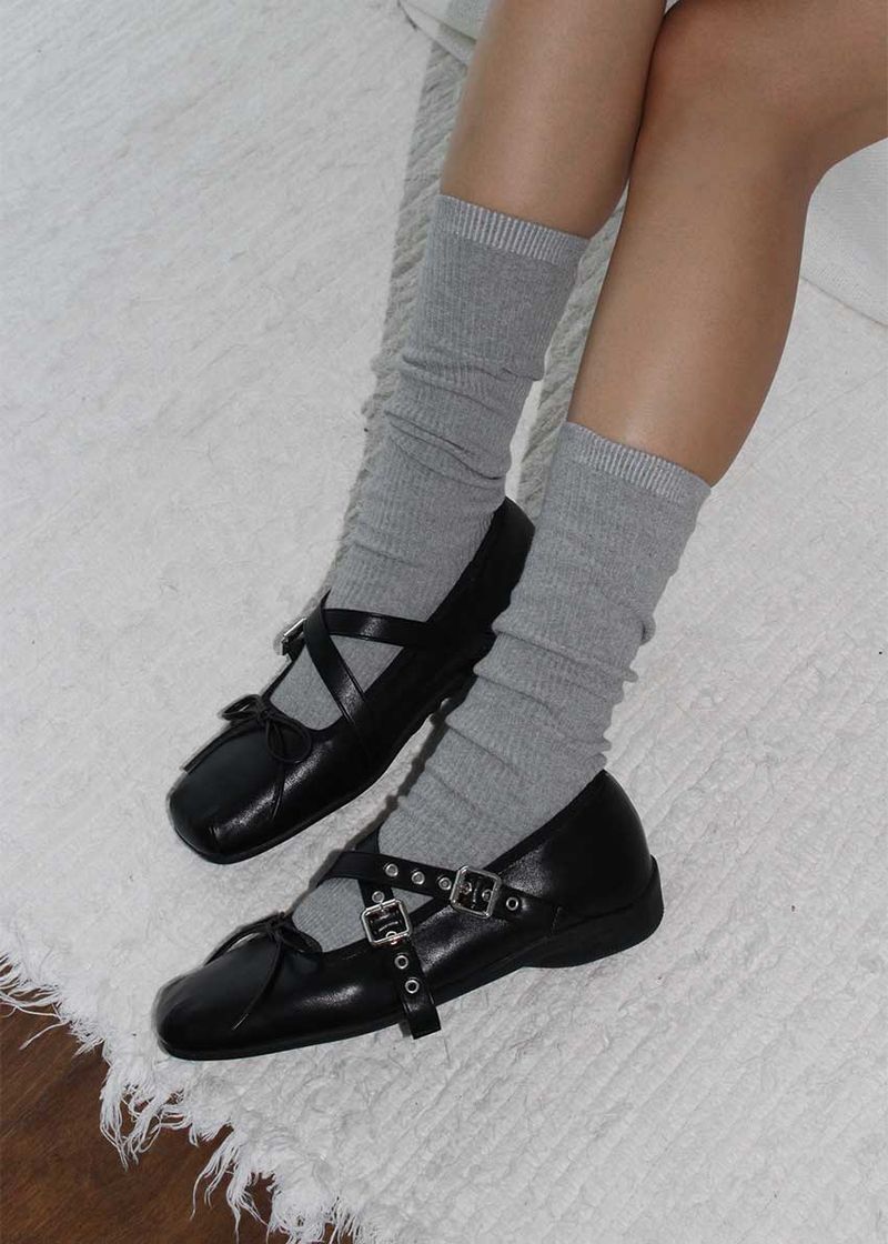 BELT FLAT MARY JANE SHOES