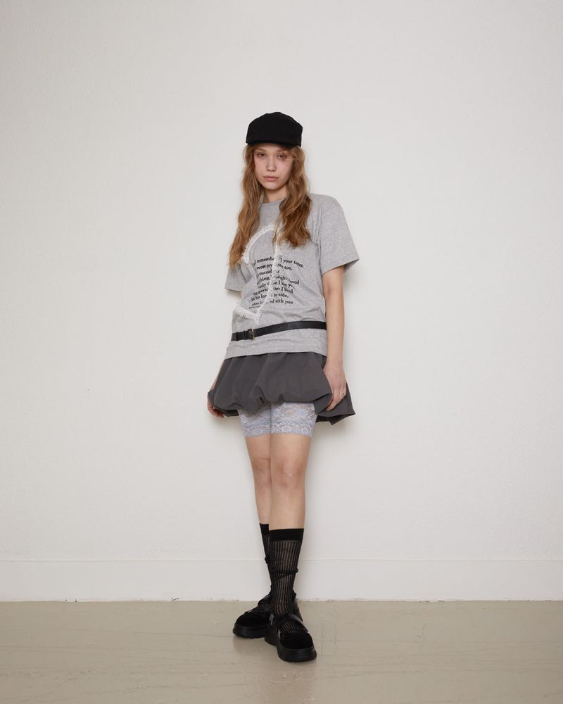 Fazed(フェイズド)の「LOVE t-shirts / gray(Tops)」