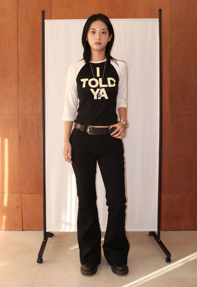 TOLD YA 3 4 RAGLAN TOP