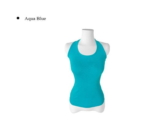 Kure Plain Halter Long Sleeveless