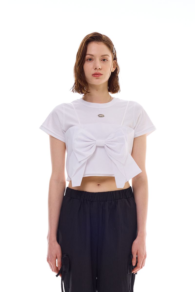 ARIKIM（アリキム）の「AI RIBBON BUSTIER / WHITE（Tops）」