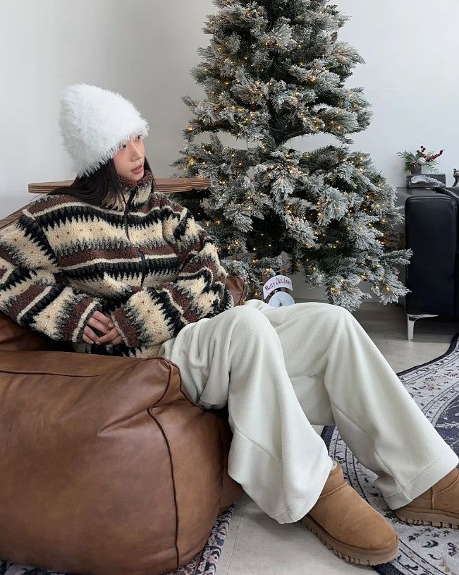Lupe Fleece Wide Pants