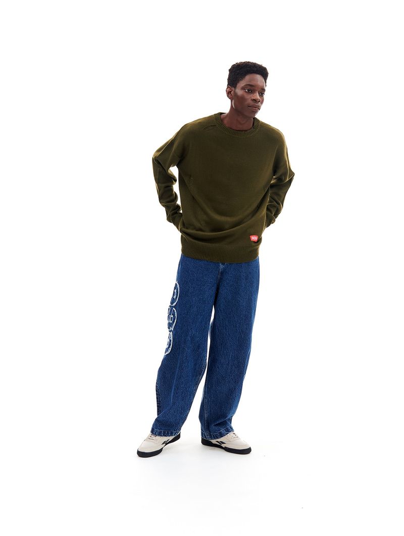 DAMAGED KNIT (KHAKI)