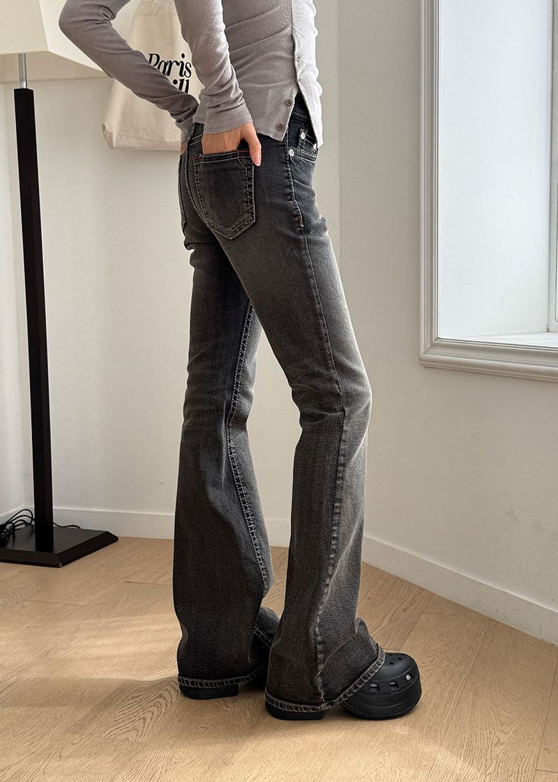 BETTY LOW BOOTS CUT DENIM