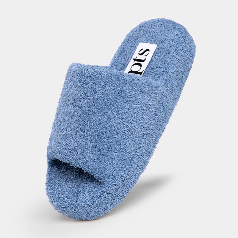 HODGEHOG TOWELING SLIDES_PALE BLUE