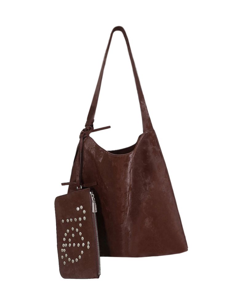 MADE_halo Square Bag (Large)/ BROWN