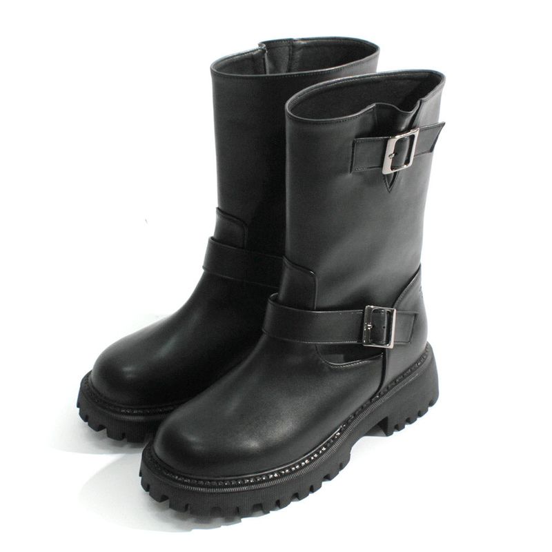 Natalie Two Belted Boots_B1542