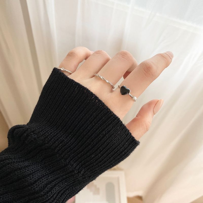 Blingmoon(ブリングムーン)の「Jelly Heart Ring 7 set (2 color)(Accessories)」
