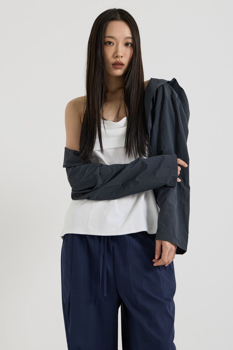 Hooded Shrug, Charcoal