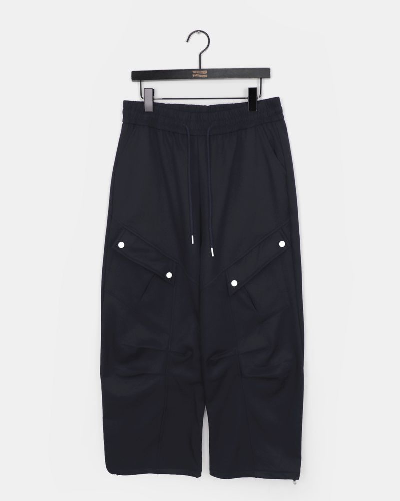 Daon Big-pocket Two-way Fleece Cargo Pants