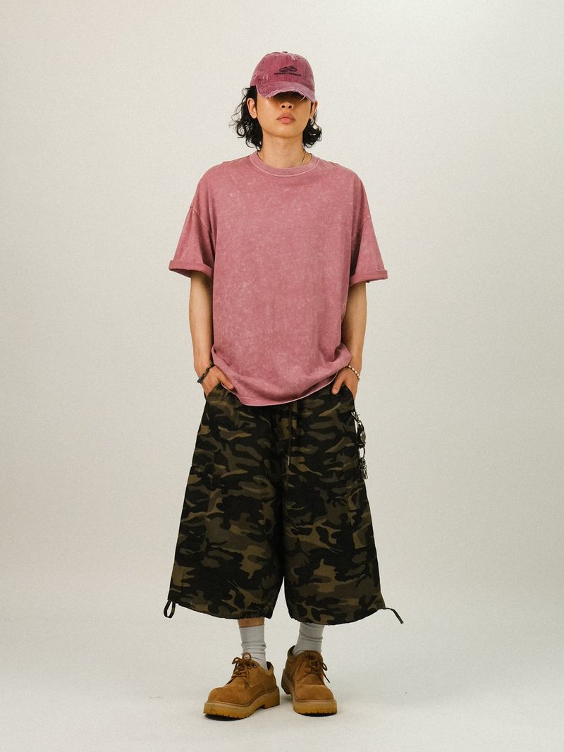 DE CAMOU BERMUDA BANDING PANTS