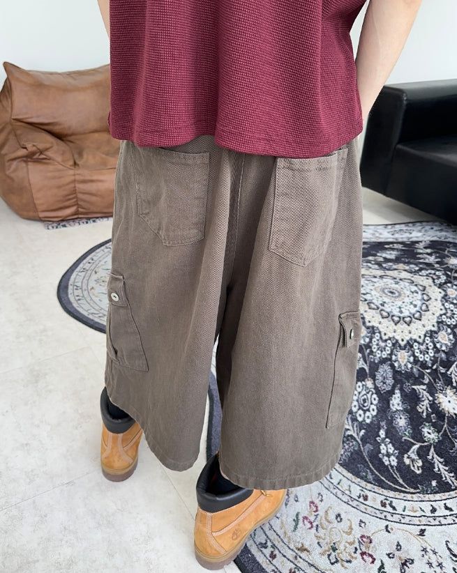 Rowoon Cargo Bermuda Banding Pants