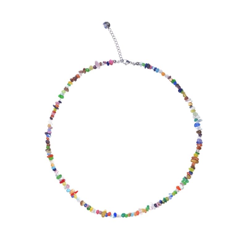 RUNDS(ランド)の「mini gemstone necklace (mix)(Accessories)」
